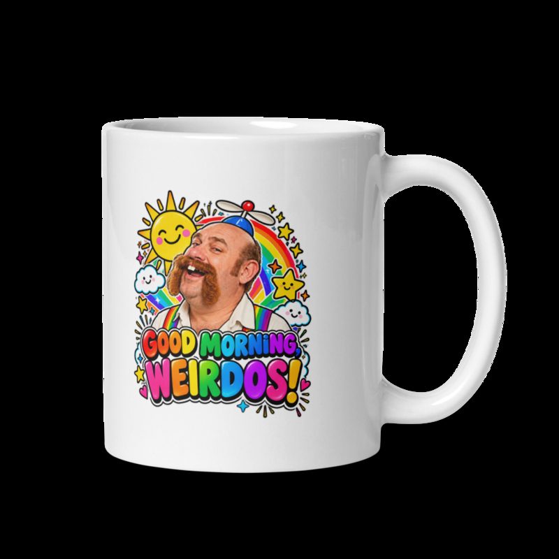 GOOD MORNING, WEIRDOS! Retro Sunrise Mug